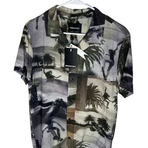 Industry Republic Clothing Watermarked Skatepark Button Up Men’s Size S